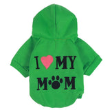I LOVE MOM Pet Coat