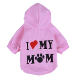 I LOVE MOM Pet Coat
