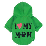 I LOVE MOM Pet Coat