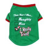 Red Pet Christmas Costume